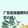 廣東宏佳信息科技有限公司（關于廣東宏佳信息科技有限公司介紹）