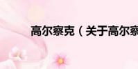 高爾察克(關于高爾察克的簡介)