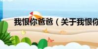 我恨你爸爸(關于我恨你爸爸的簡介)