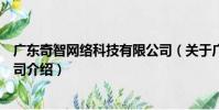 廣東奇智網絡科技有限公司(關于廣東奇智網絡科技有限公司介紹)