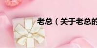 老總(關于老總的簡介)