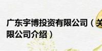廣東宇博投資有限公司(關于廣東宇博投資有限公司介紹)