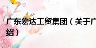 廣東宏達工貿集團(關于廣東宏達工貿集團介紹)