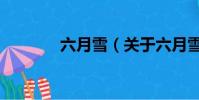 六月雪(關于六月雪的簡介)