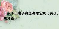 廣東子曰電子商務有限公司(關于廣東子曰電子商務有限公司介紹)