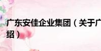 廣東安佳企業集團(關于廣東安佳企業集團介紹)