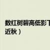 數紅樹碧高低影下一句是什么（樹紅樹碧高低影 煙淡煙濃遠近秋）