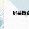 屏幕搜索（關于屏幕搜索的簡介）