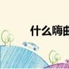 什么嗨曲最好聽（什么嗨曲好聽）
