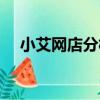 小艾網店分析（關于小艾網店分析簡介）