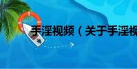 手淫視頻(關于手淫視頻的簡介)