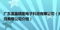 廣東富盈精密電子科技有限公司(關于廣東富盈精密電子科技有限公司介紹)