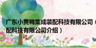 廣東小黃鴨集成裝配科技有限公司(關于廣東小黃鴨集成裝配科技有限公司介紹)