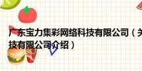 廣東寶力集彩網絡科技有限公司(關于廣東寶力集彩網絡科技有限公司介紹)