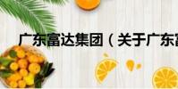 廣東富達集團(關于廣東富達集團介紹)