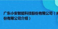 廣東小安智能科技股份有限公司(關于廣東小安智能科技股份有限公司介紹)