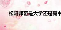 松陽師范是大學還是高中(松陽師范)
