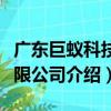 廣東巨蟻科技有限公司（關于廣東巨蟻科技有限公司介紹）