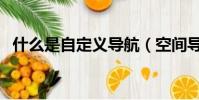 什么是自定義導航(空間導航自定義名稱)