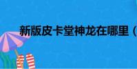 新版皮卡堂神龍在哪里(新版皮卡堂)