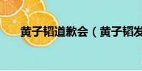 黃子韜道歉會(黃子韜發文告別節目)