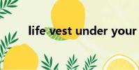 life vest under your seat怎么讀