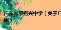 廣東常平振興中學(關于廣東常平振興中學介紹)
