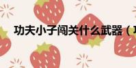 功夫小子闖關什么武器(功夫小子闖關)