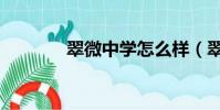 翠微中學怎么樣(翠微中學)