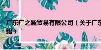 廣東廣之盈貿易有限公司(關于廣東廣之盈貿易有限公司介紹)