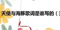 天使與海豚歌詞是誰寫的(天使與海豚歌詞)