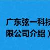 廣東弦一科技有限公司（關于廣東弦一科技有限公司介紹）