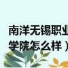 南洋無錫職業技術學院怎么樣（無錫職業技術學院怎么樣）