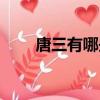 唐三有哪些老婆（唐三有幾個老婆）