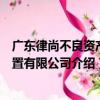廣東律尚不良資產處置有限公司（關于廣東律尚不良資產處置有限公司介紹）