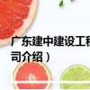 廣東建中建設工程有限公司（關于廣東建中建設工程有限公司介紹）