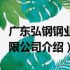 廣東弘鋼鋼業有限公司（關于廣東弘鋼鋼業有限公司介紹）