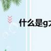 什么是g大調e小調（什么是g大調）