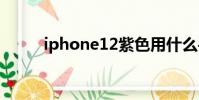 iphone12紫色用什么手機殼好看