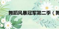 舞蹈風暴冠軍第二季(舞蹈風暴冠軍)