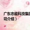 廣東忠能科技集團有限公司（關于廣東忠能科技集團有限公司介紹）