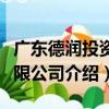 廣東德潤投資有限公司（關于廣東德潤投資有限公司介紹）