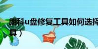 朗科u盤修復工具如何選擇(朗科u盤修復工具)