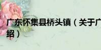 廣東懷集縣橋頭鎮(關于廣東懷集縣橋頭鎮介紹)