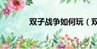 雙子戰爭如何玩(雙子戰爭)