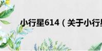 小行星614(關于小行星614簡介)
