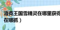 洛克王國雪精靈在哪里獲得(洛克王國雪精靈在哪抓)