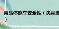 青島體感車安全性(央視曝光體感車安全隱患)