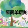 屋面單層防水（關于屋面單層防水簡介）