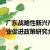 廣東戰略性新興產業促進政策研究（關于廣東戰略性新興產業促進政策研究介紹）